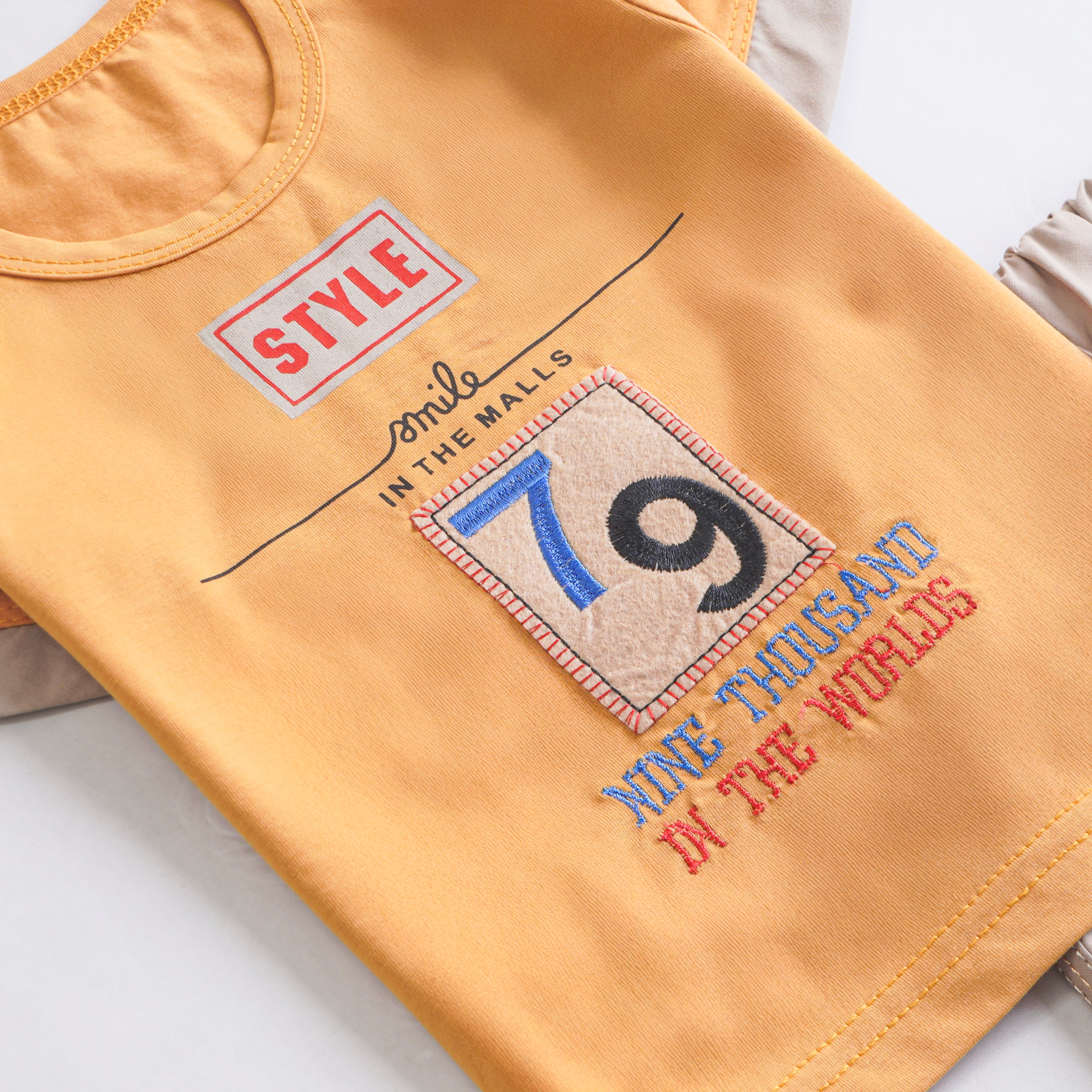 Infant Boys Half Sleeves 2 Piece Suit