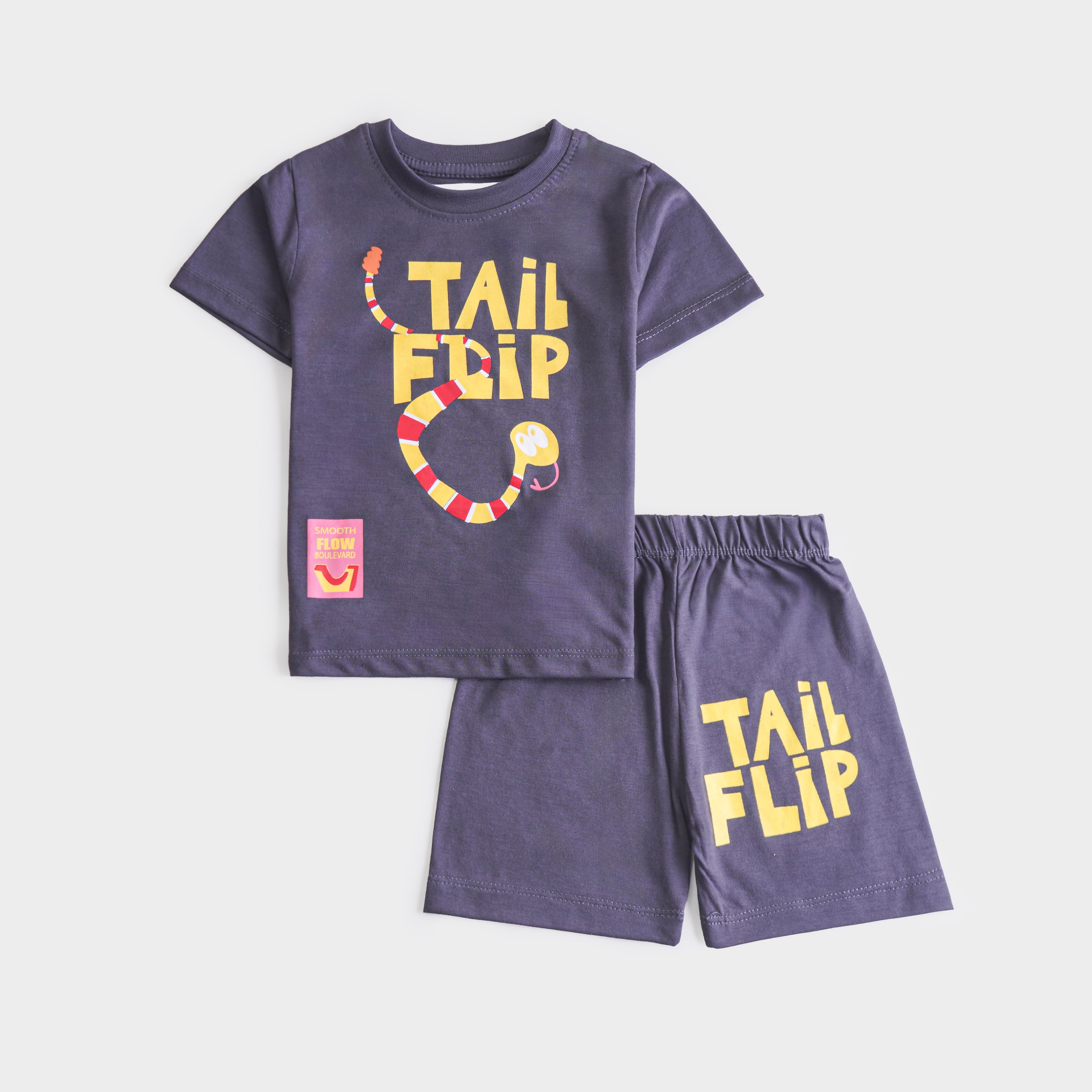 Boys Half Sleeves 2 Piece Suit