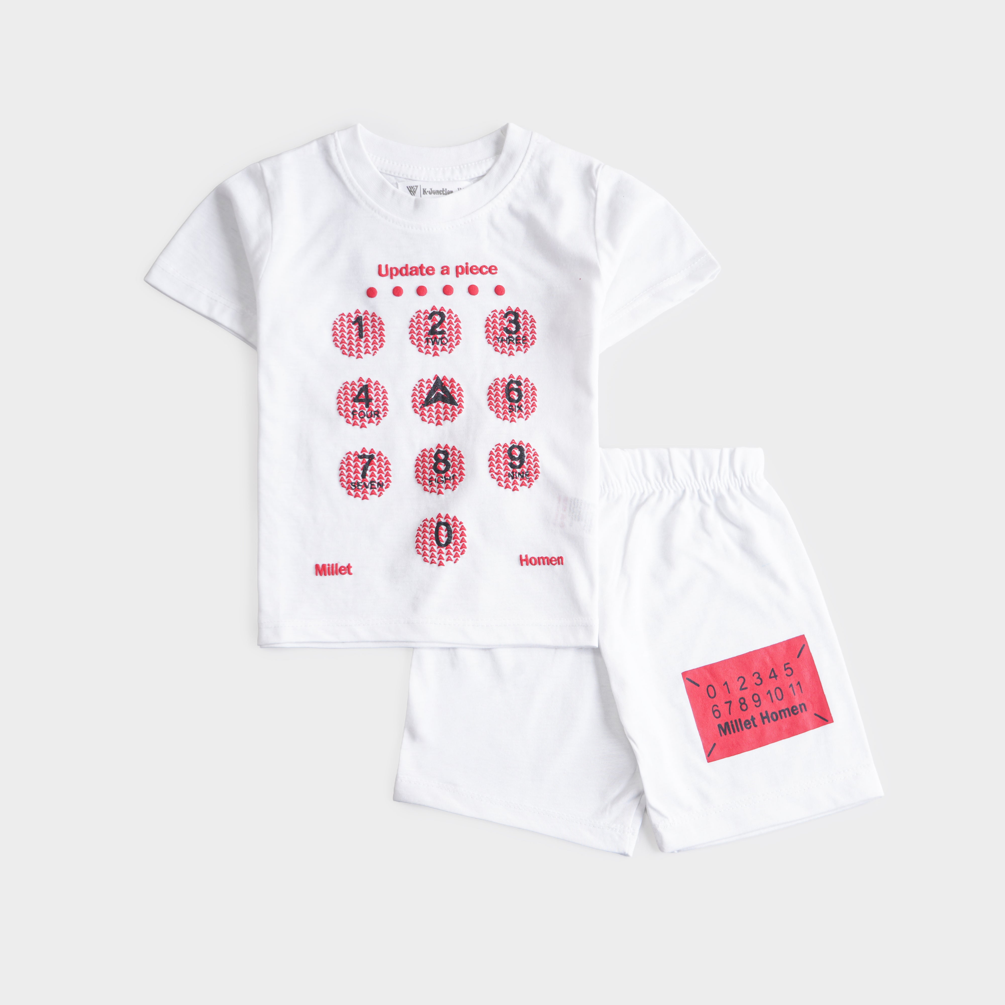 Boys Half Sleeves 2 Piece Suit