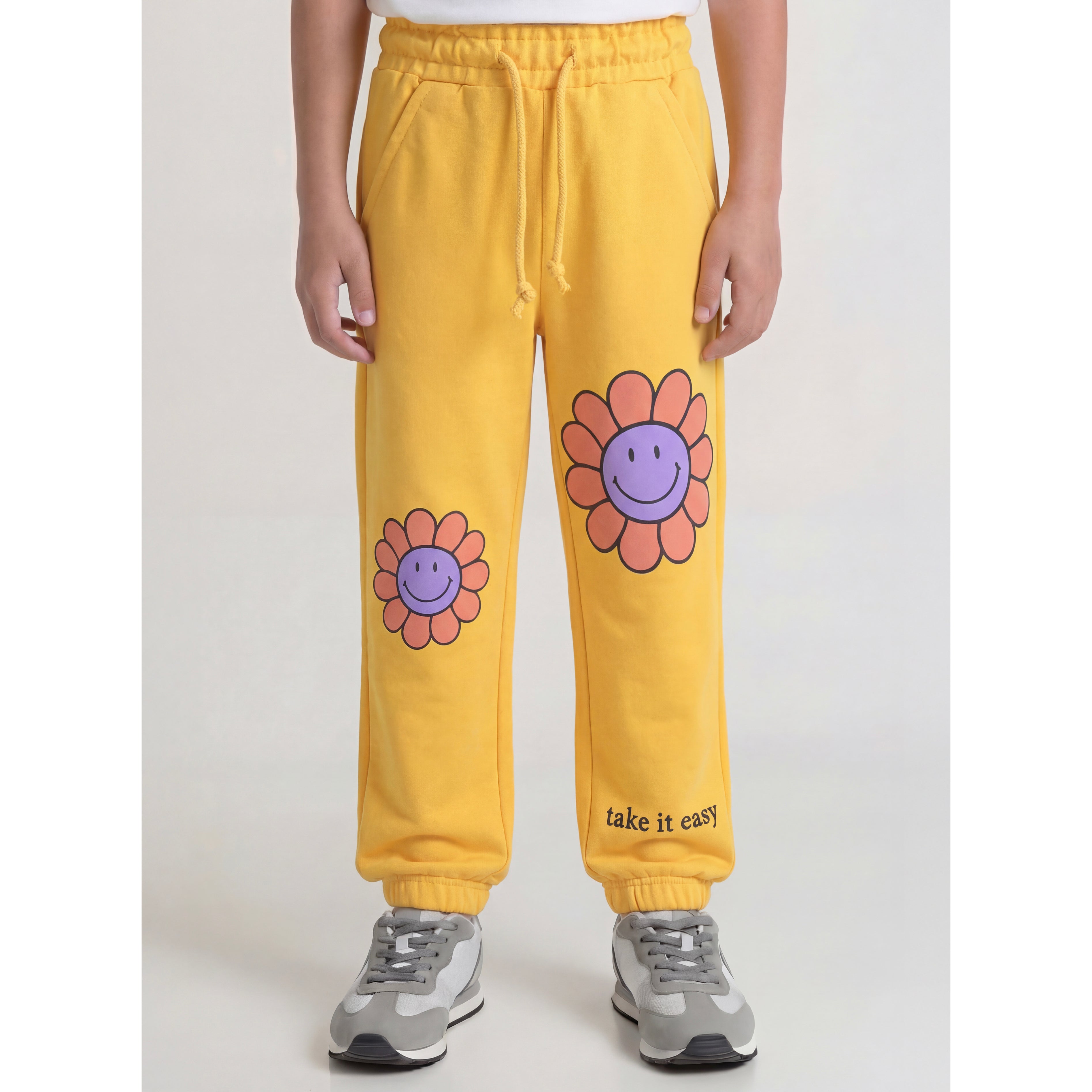 Girls Terry Lycra Trouser