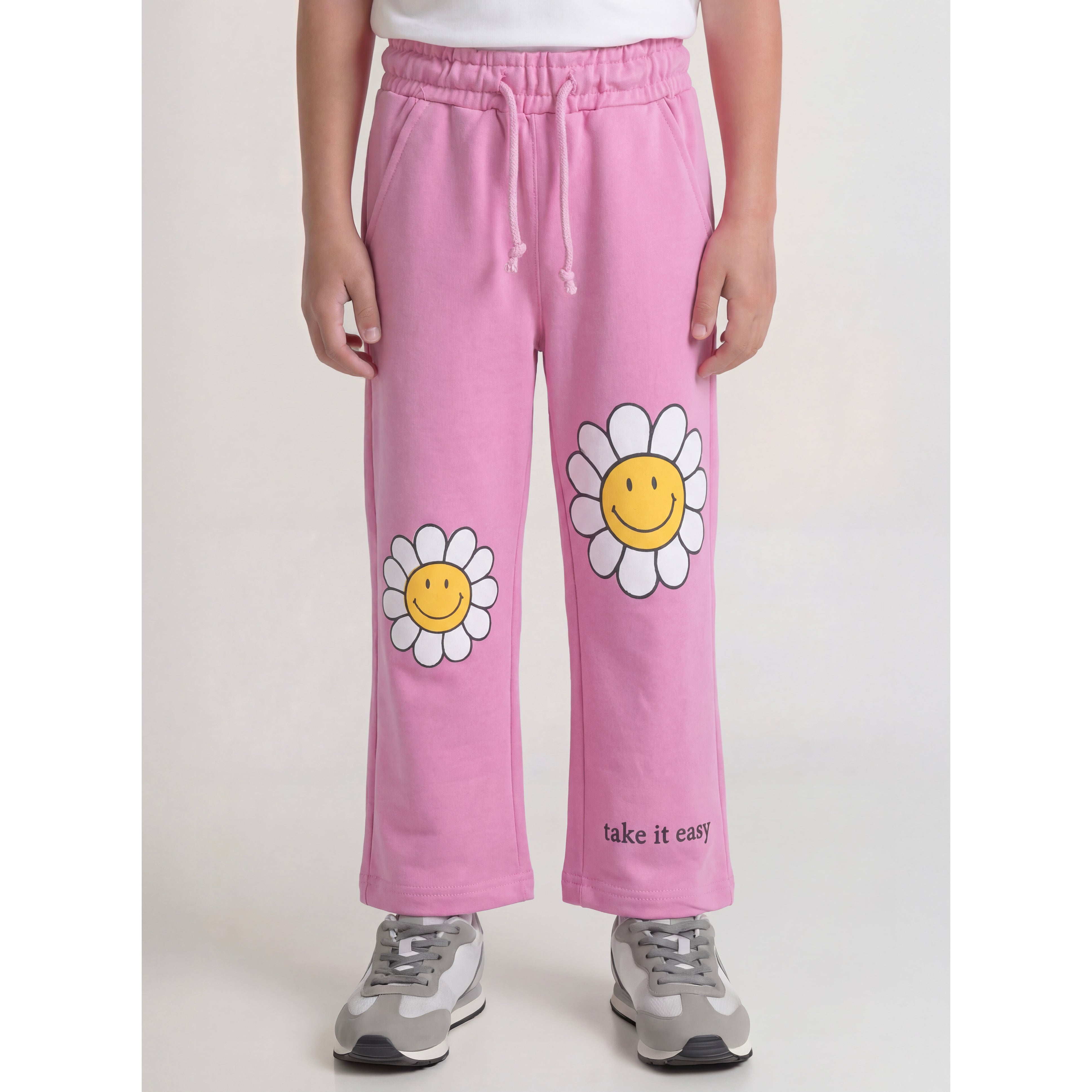 Girls Terry Lycra Trouser