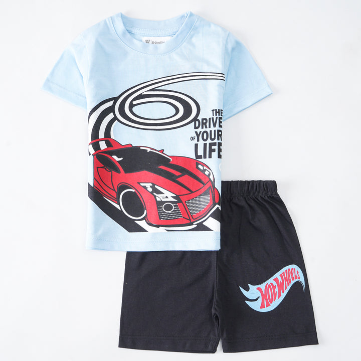 Boys Half Sleeves 2 Piece Suit