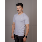 Men's Half Sleeve V-Neck T-Shirt Code-D