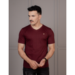Men's Half Sleeve V-Neck T-Shirt Code-A