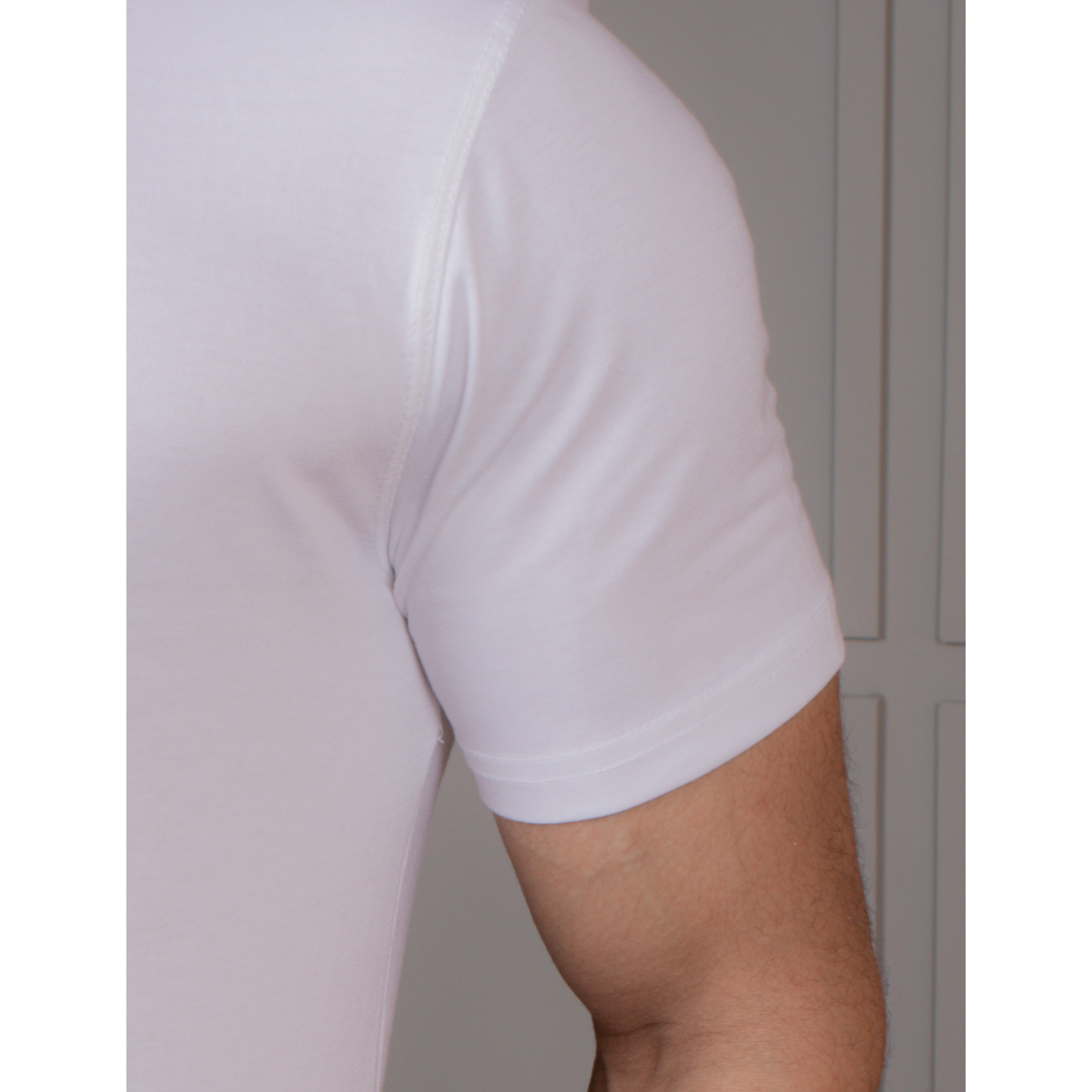 Men's Half Sleeve V-Neck T-Shirt Code-D
