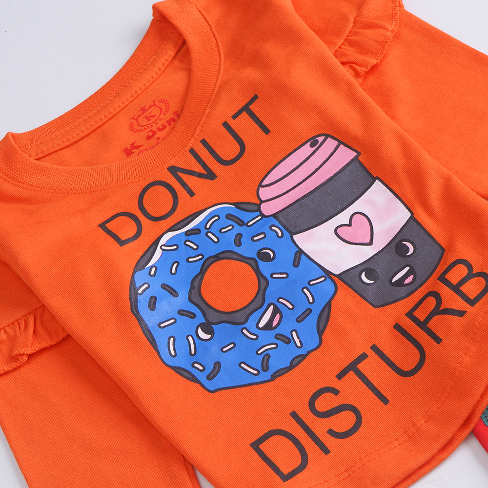 Infant Baby Printed Full Sleeve Suit (Donut)