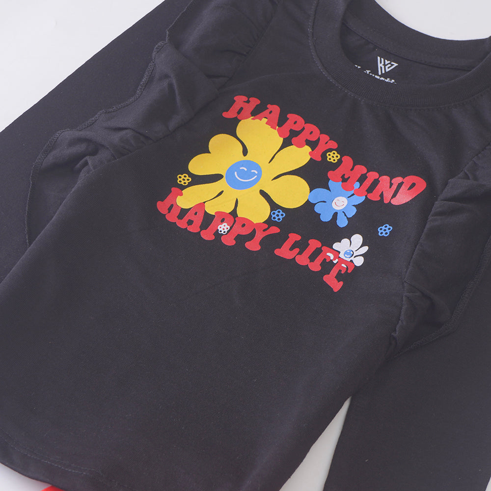 Infant Baby Printed Full Sleeve Suit (Happy-Mind)