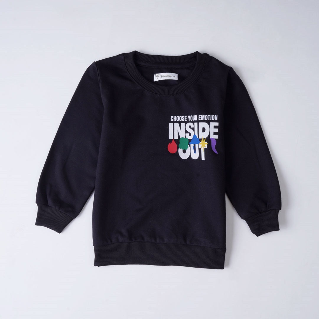 Boys Terry Printed Full Sleeve Suit