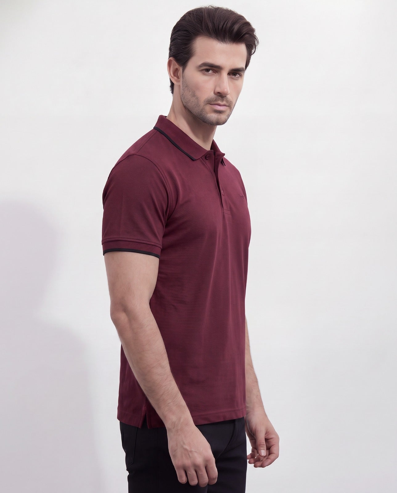 Men's Pique Half Sleeve Polo