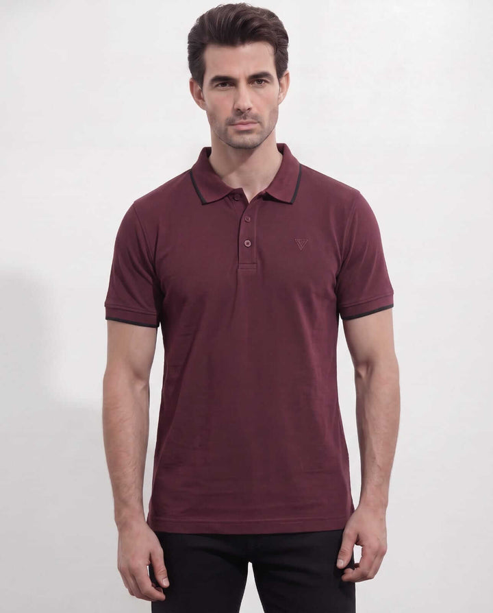 Men's Pique Half Sleeve Polo