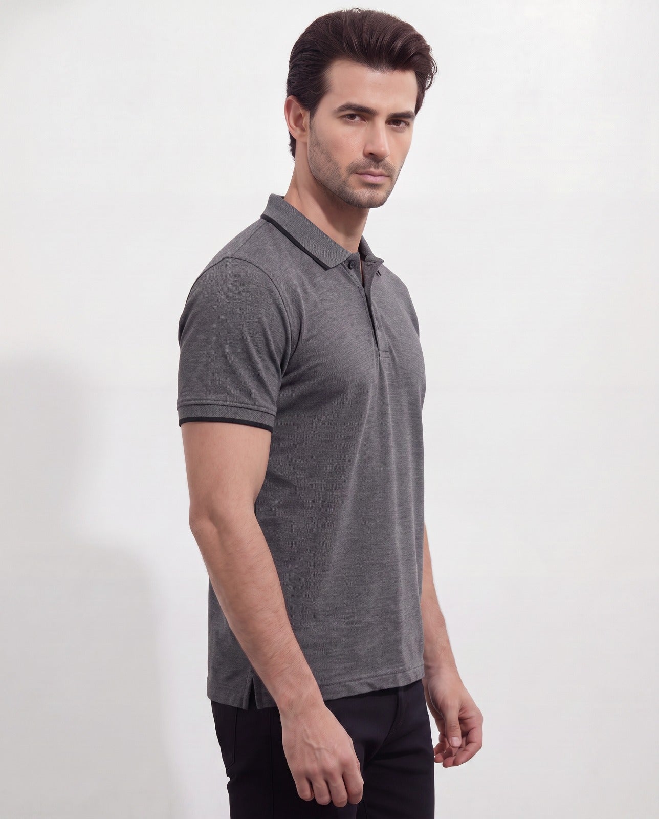 Men's Pique Half Sleeve Polo