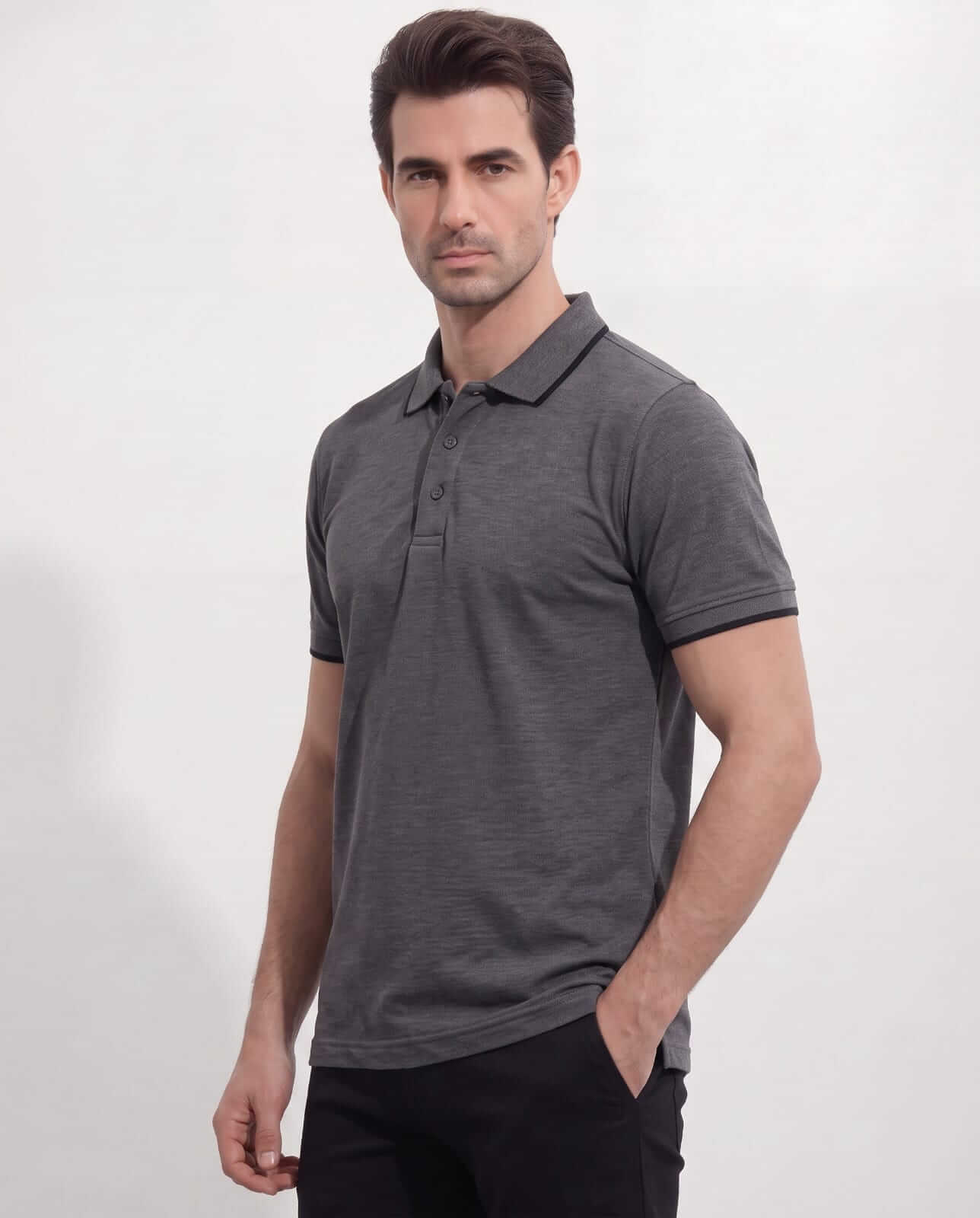 Men's Pique Half Sleeve Polo