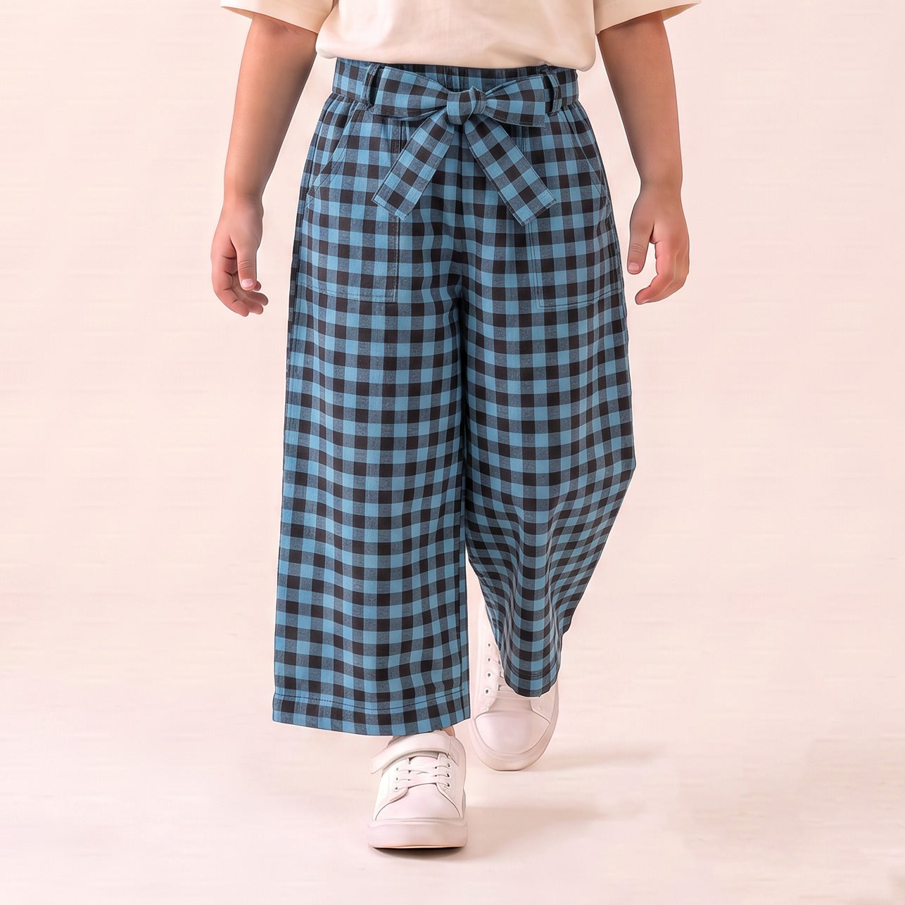 Girls Checkered Pant
