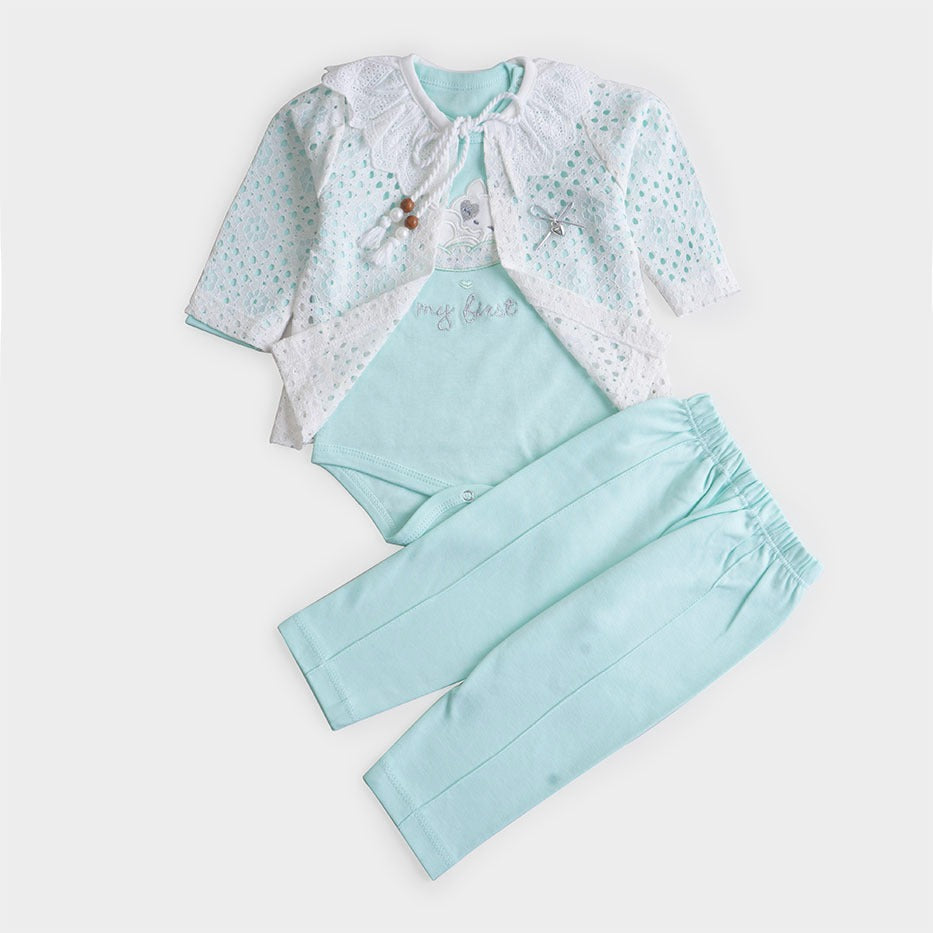 Infant Girls 3 Pcs Suit