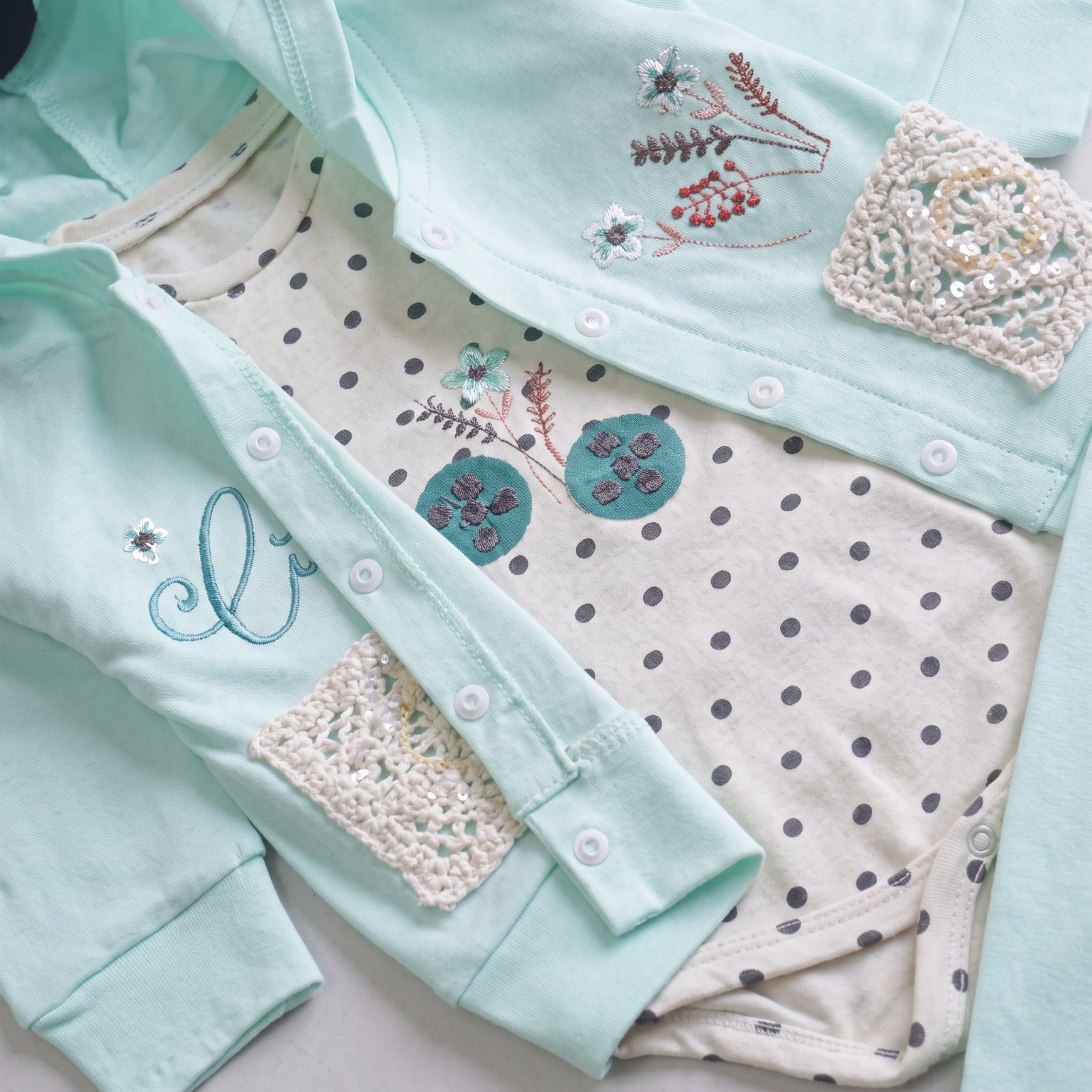 Infant Girls 3 Pcs Suit