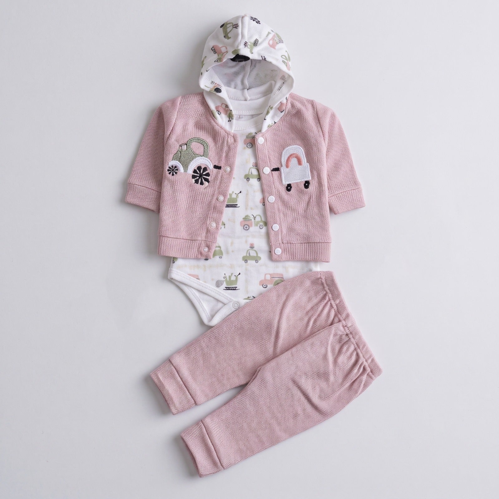 Infant Girls 3 Pcs Suit
