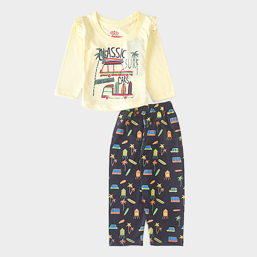 Infant Baby Printed Full Sleeve Suit (Classic)