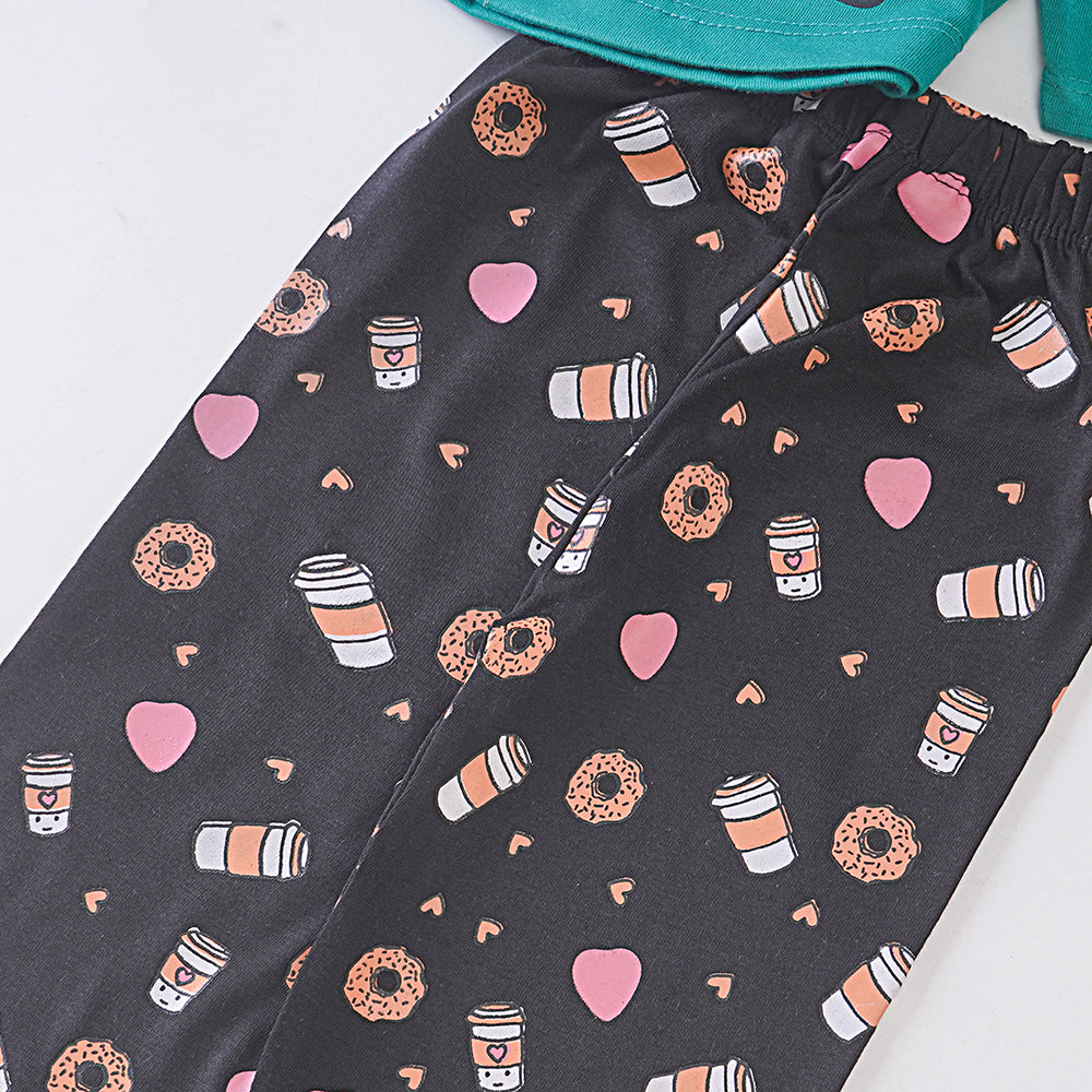 Infant Baby Printed Full Sleeve Suit (Donut)