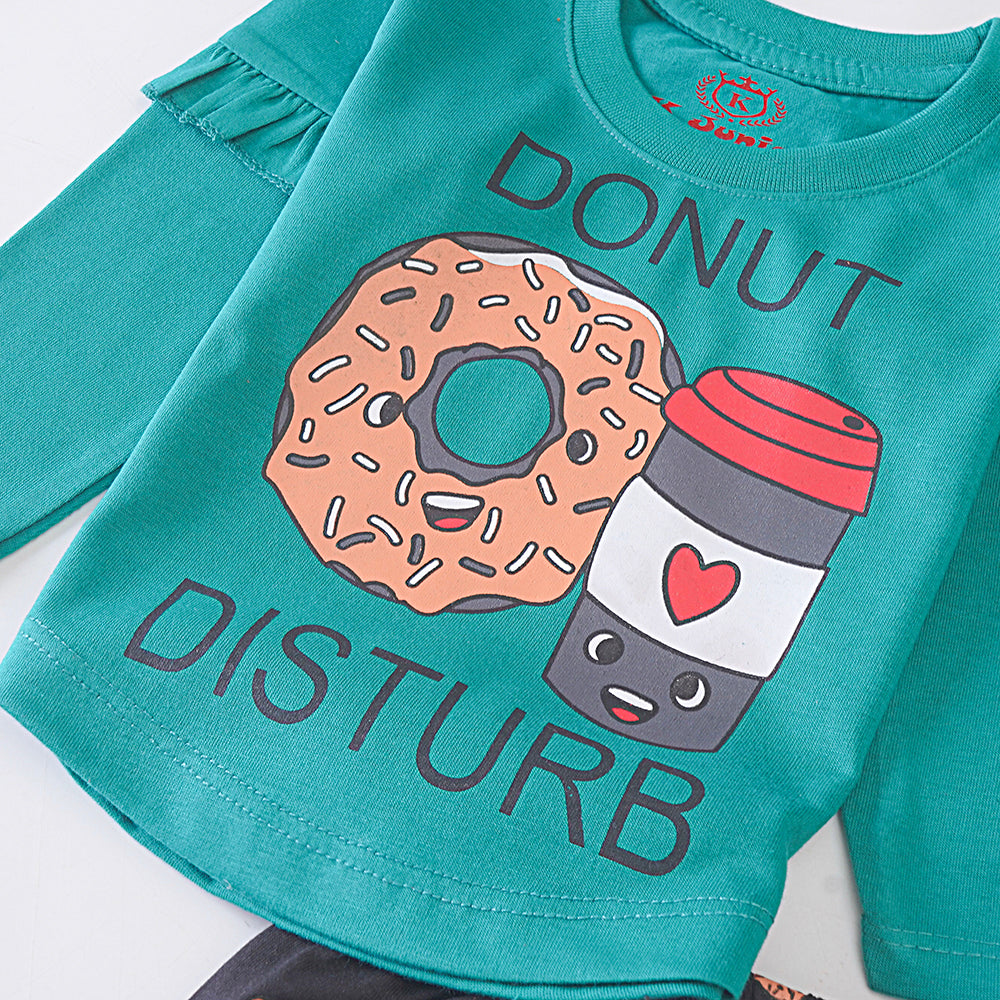 Infant Baby Printed Full Sleeve Suit (Donut)