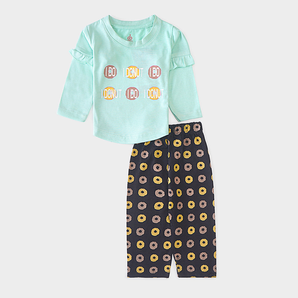 Infant Baby Printed Full Sleeve Suit (I-Donut)