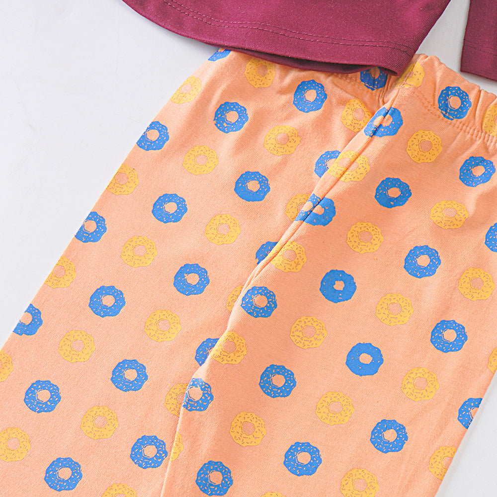 Infant Baby Printed Full Sleeve Suit (I-Donut)