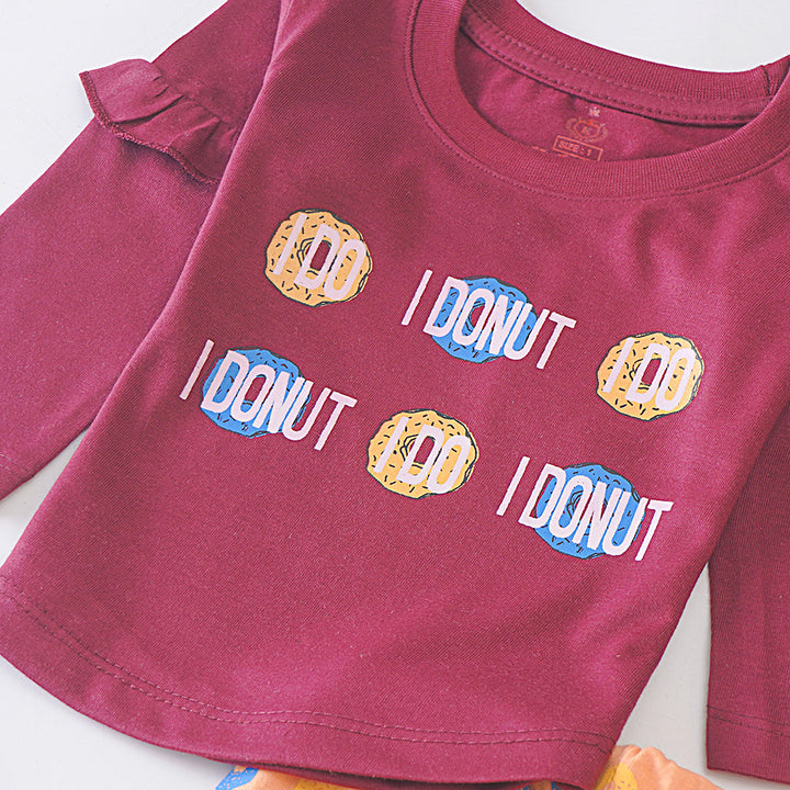 Infant Baby Printed Full Sleeve Suit (I-Donut)