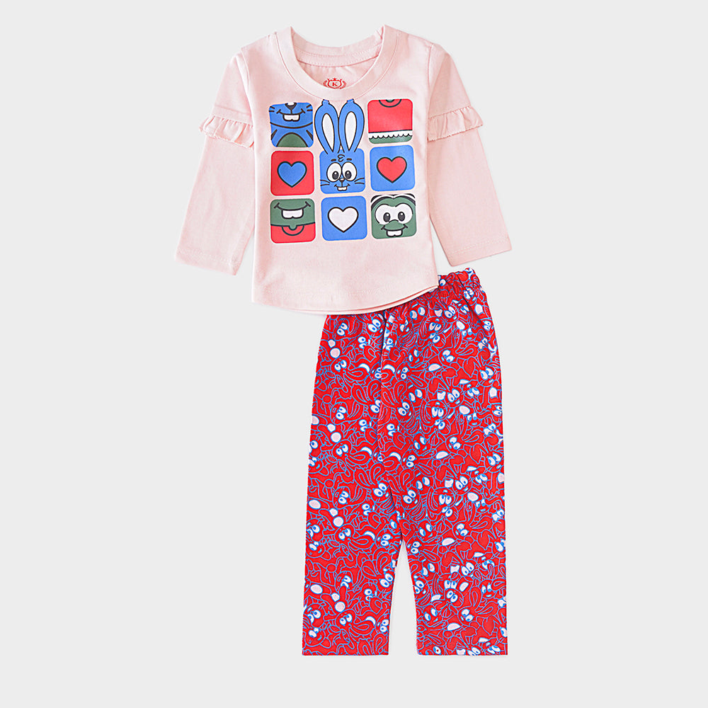 Infant Baby Printed Full Sleeve Suit (Bugs)