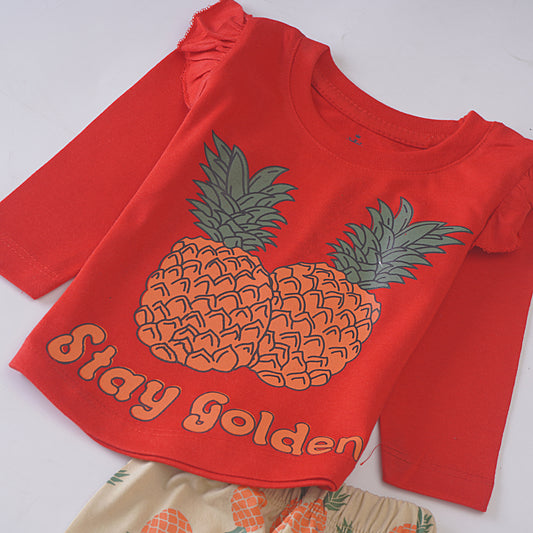 Infant Baby Printed Full Sleeve Suit (Stay-Golden)