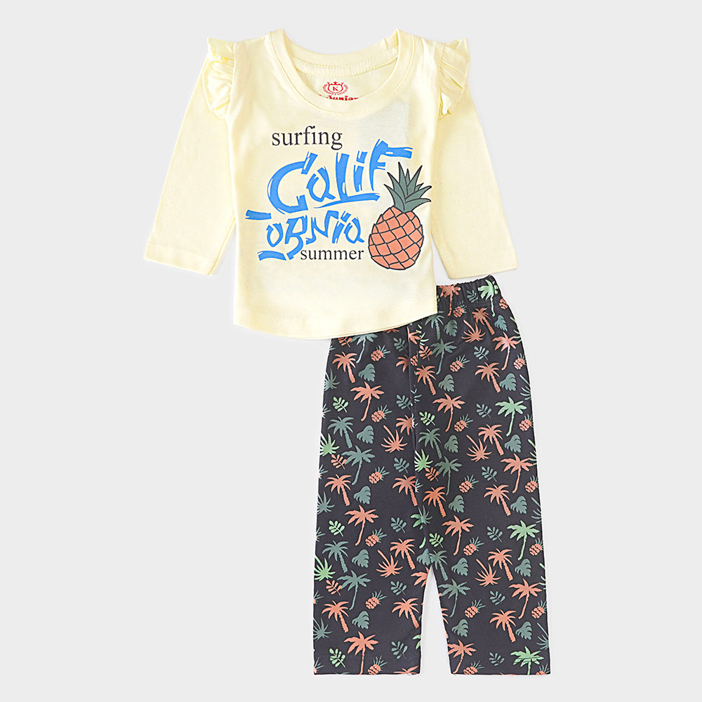 Infant Baby Printed Full Sleeve Suit (Surfing)