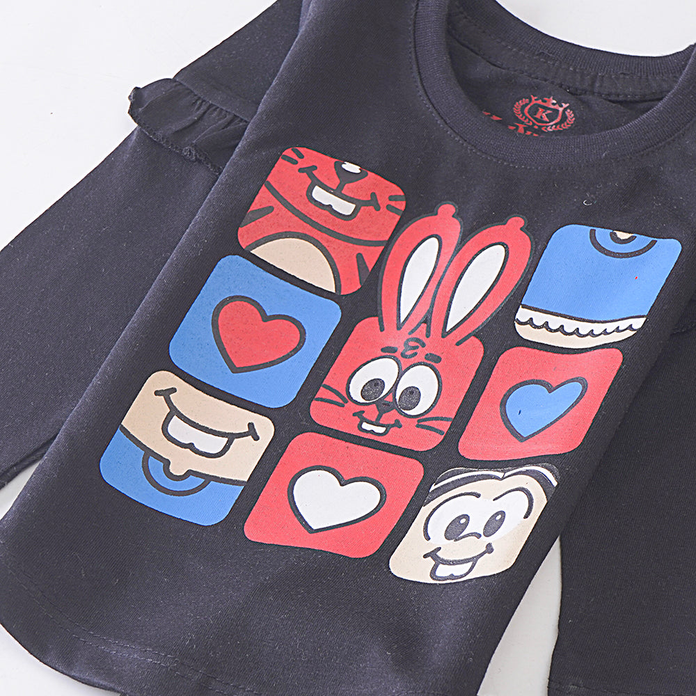 Infant Baby Printed Full Sleeve Suit (Bugs)