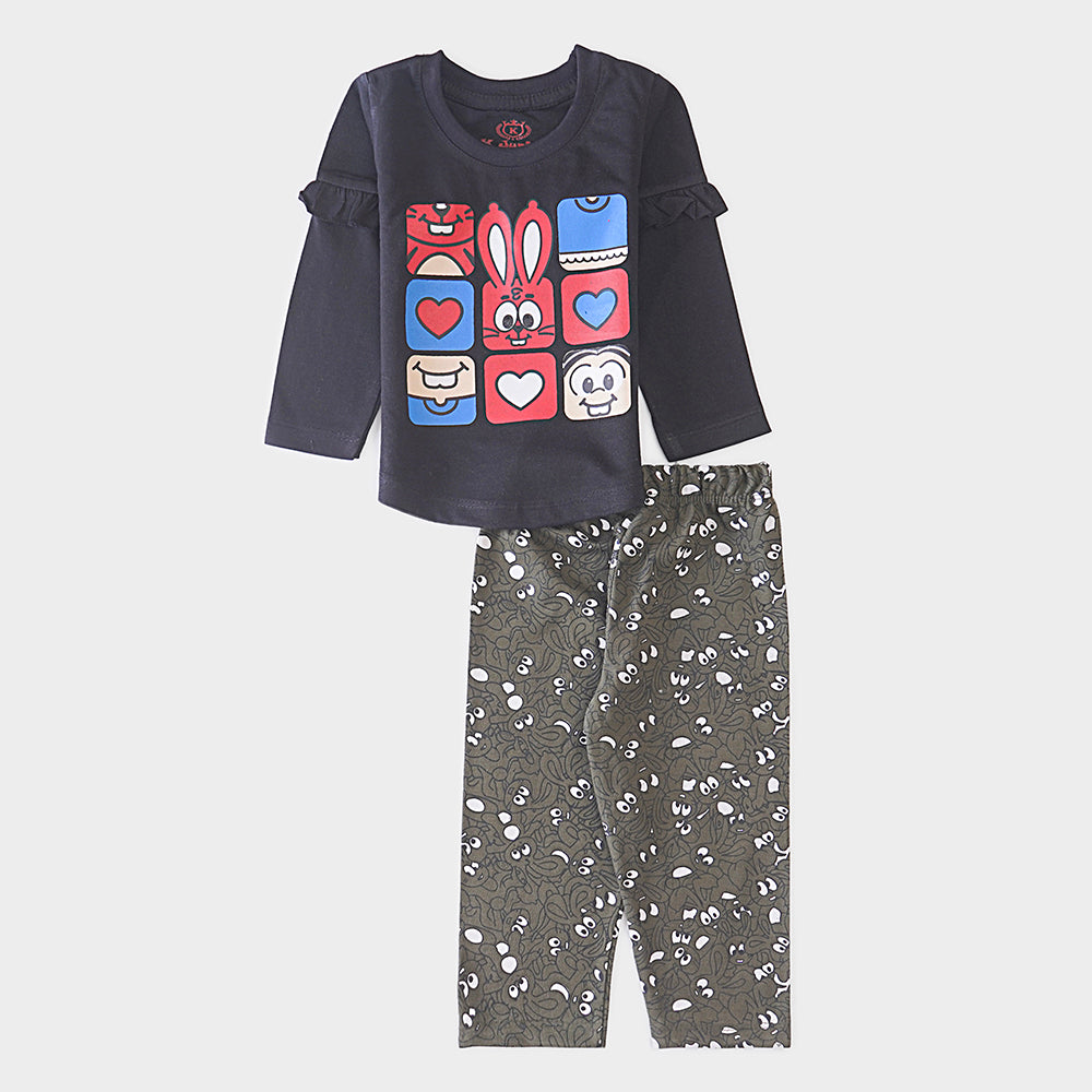 Infant Baby Printed Full Sleeve Suit (Bugs)