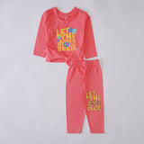 Girls Printed Full Sleeve Suit (Let's)