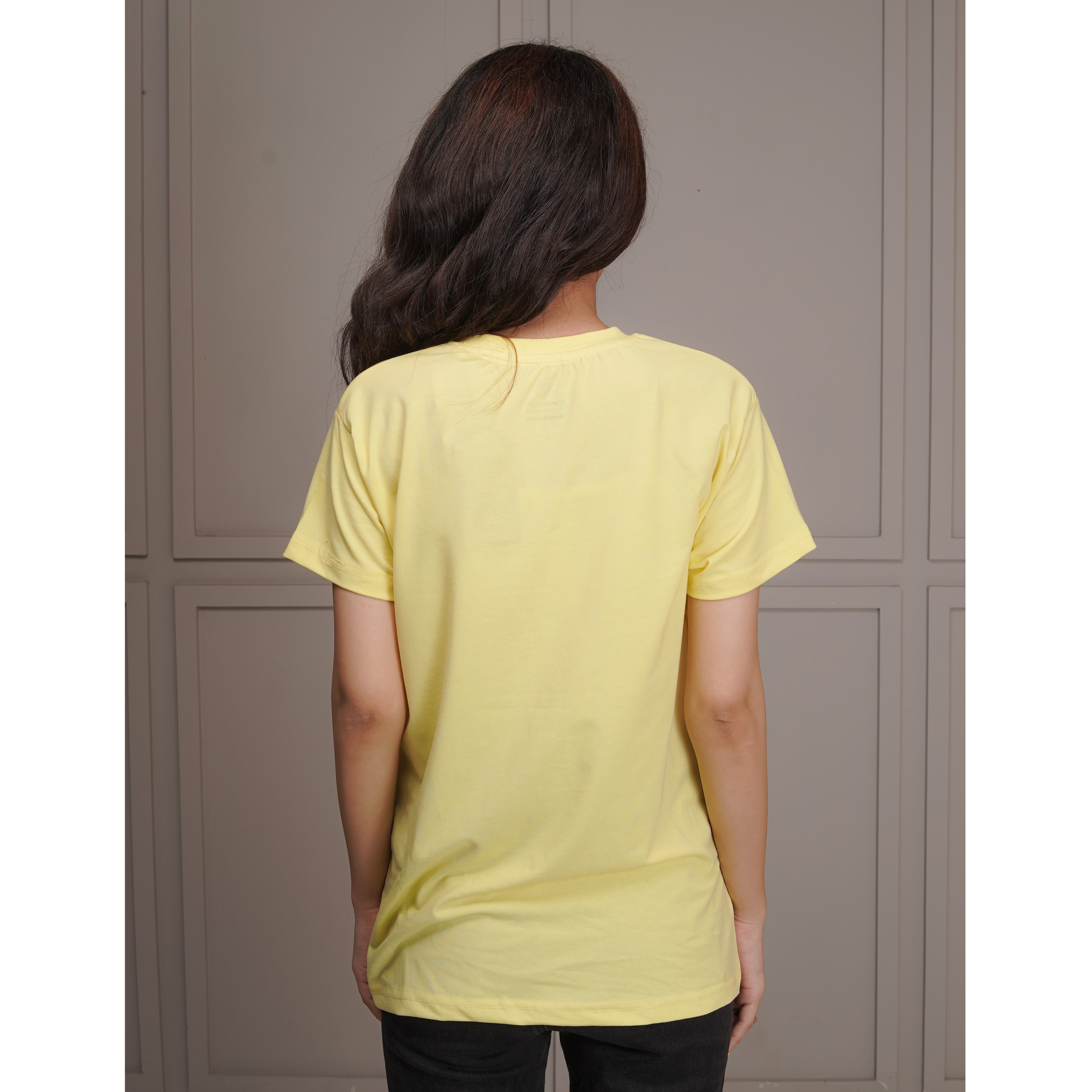 Women's Half Sleeve T-Shirt (Flower)