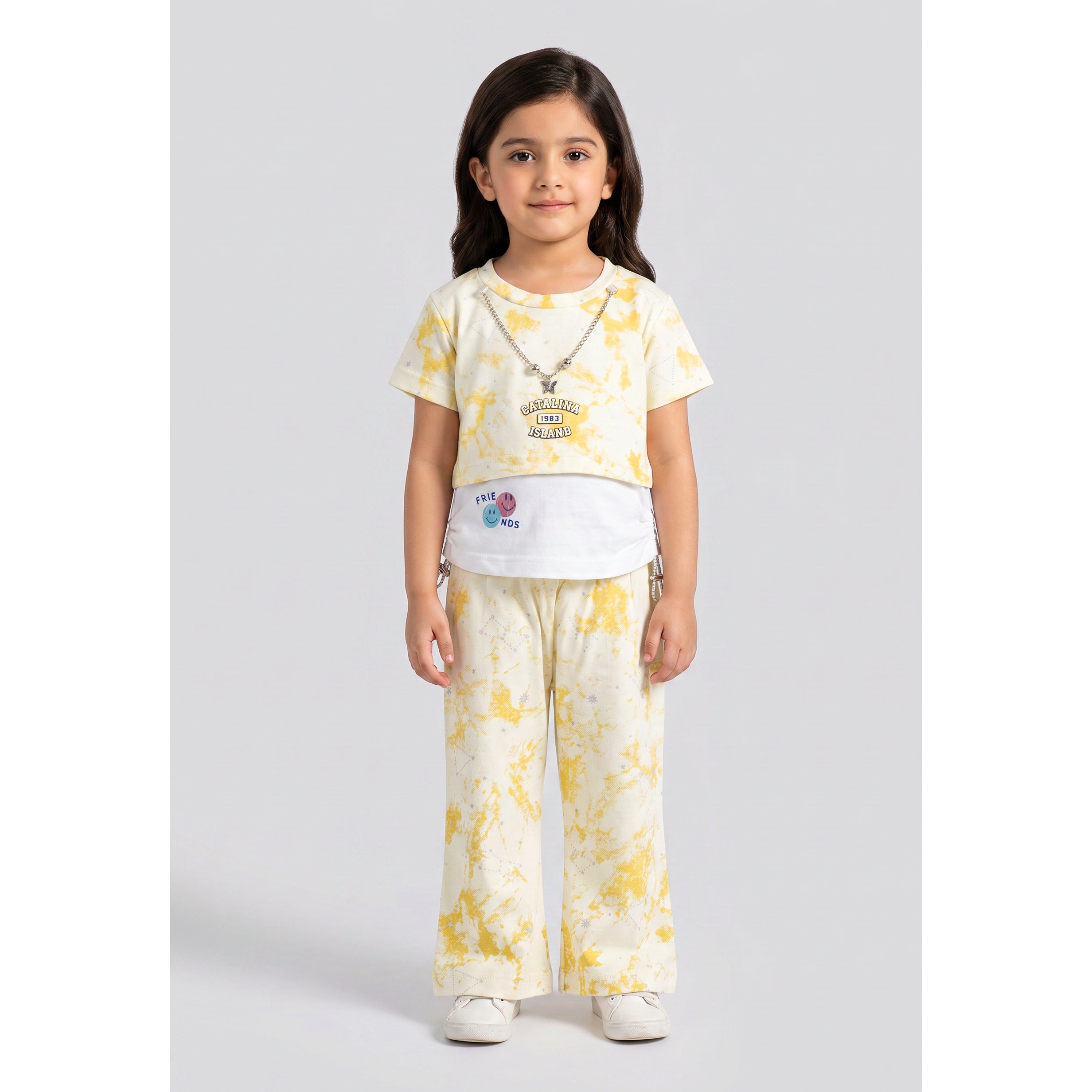 Imported Infant Baby Girl 2 Pcs Suit
