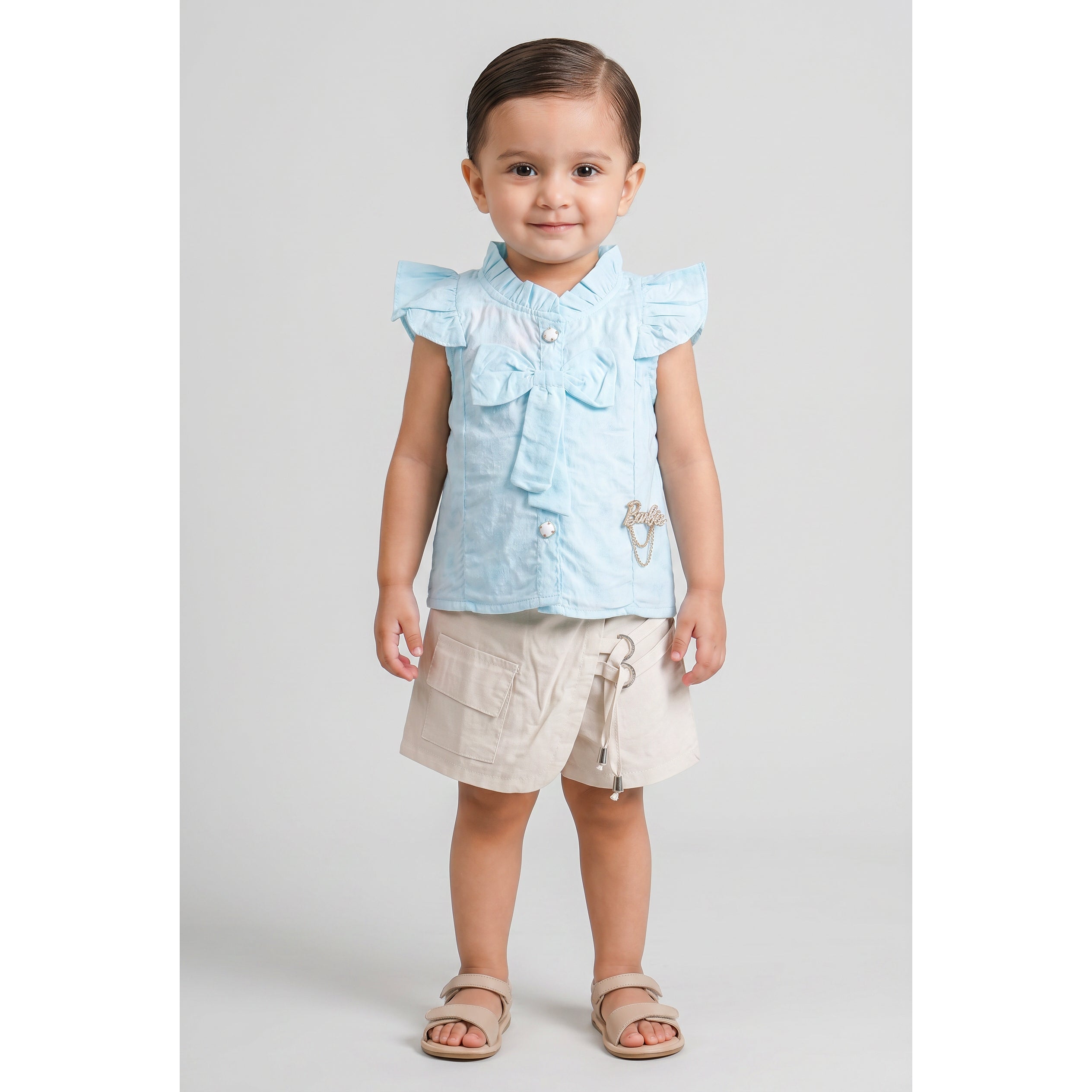 Imported Infant Baby Girl 2 Pcs Suit