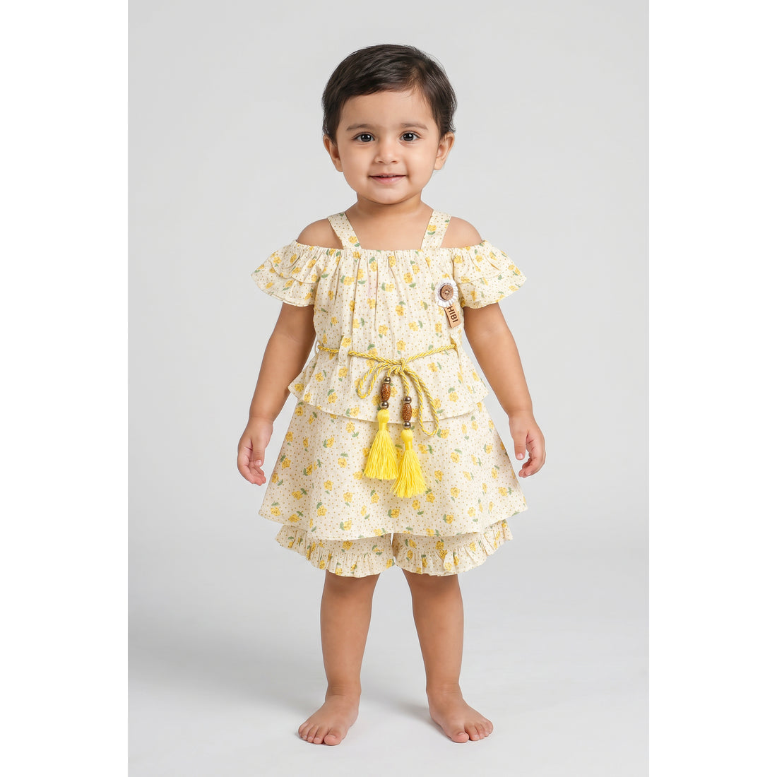 Imported Infant Baby Girl 2 Pcs Suit