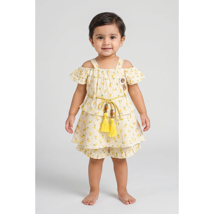 Imported Infant Baby Girl 2 Pcs Suit