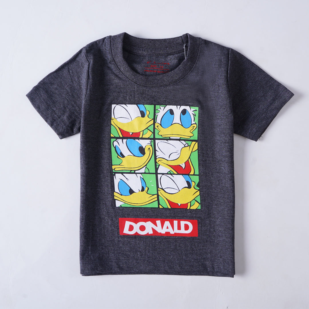 Infant Boys Half Sleeves-Printed T-Shirt (Donald)