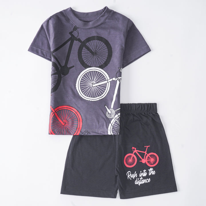 Boys Half Sleeves 2 Piece Suit