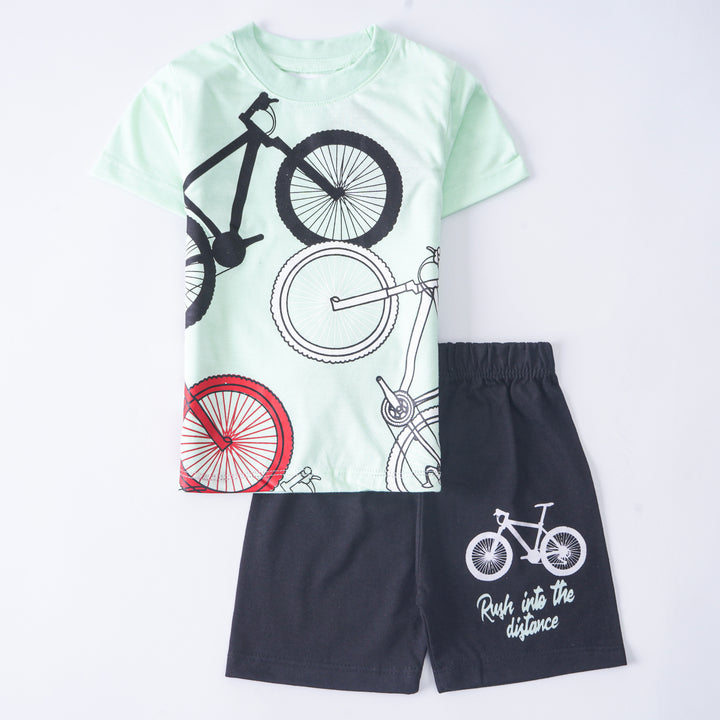 Boys Half Sleeves 2 Piece Suit
