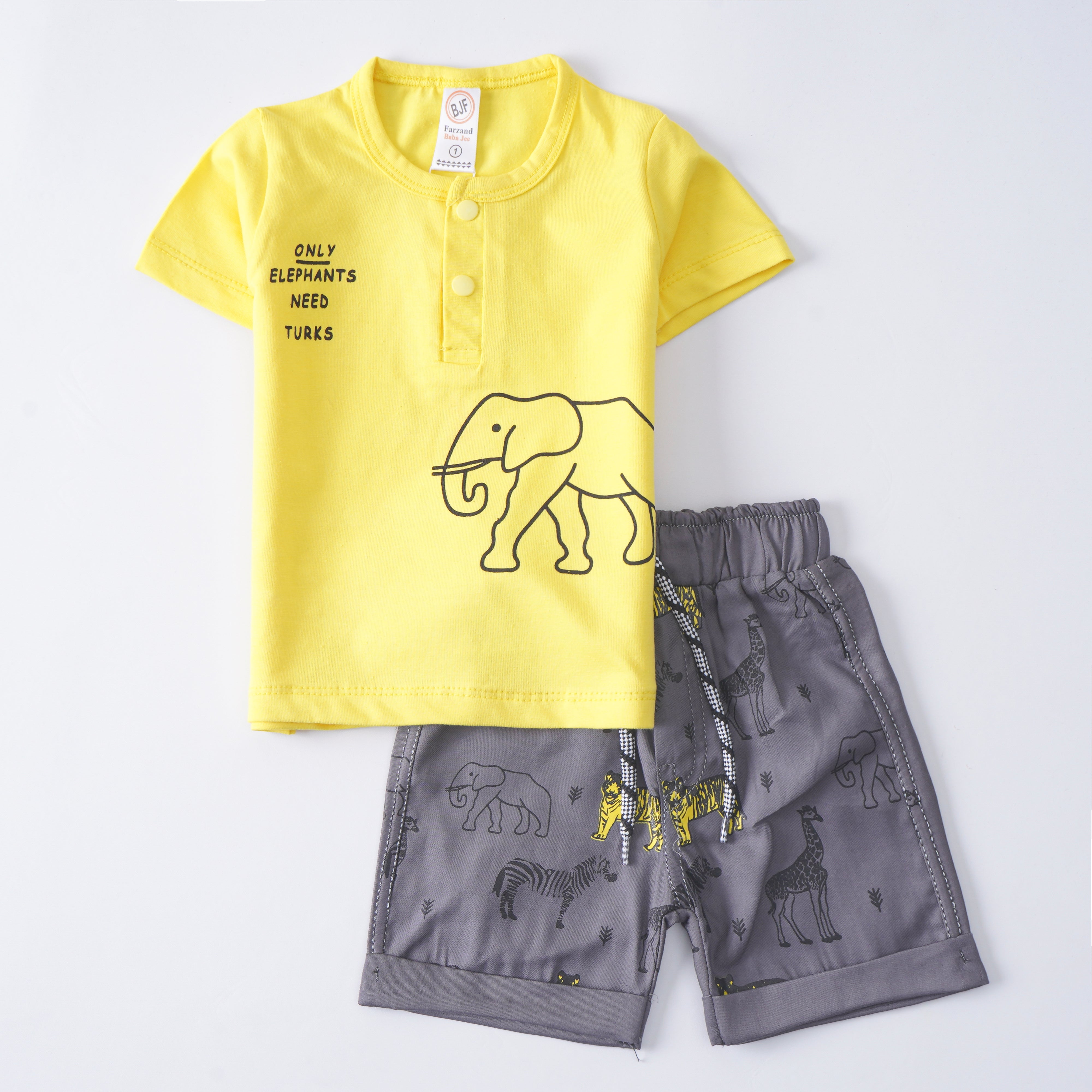 Baba Half Sleeves 2 Piece Suit