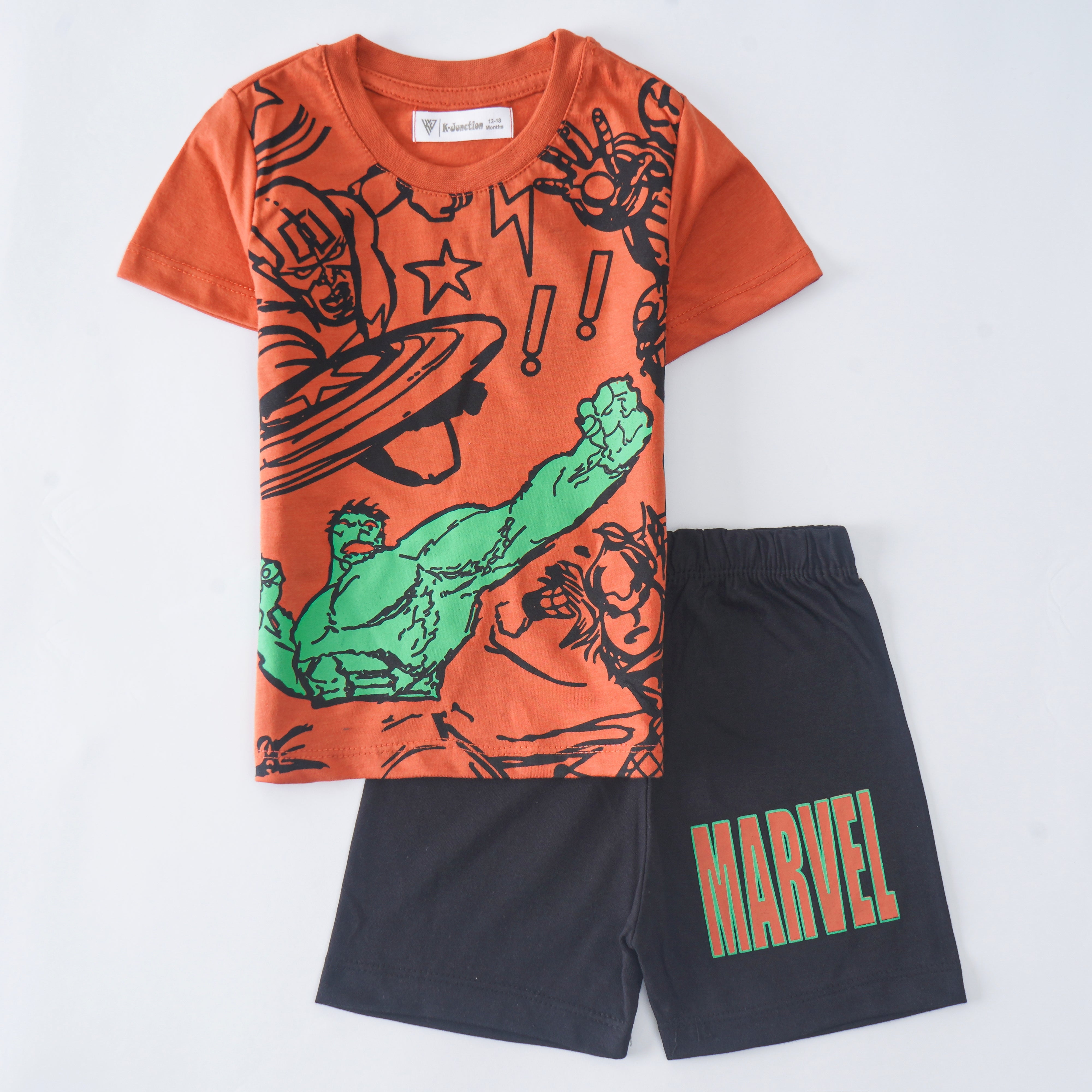 Boys Half Sleeves 2 Piece Suit