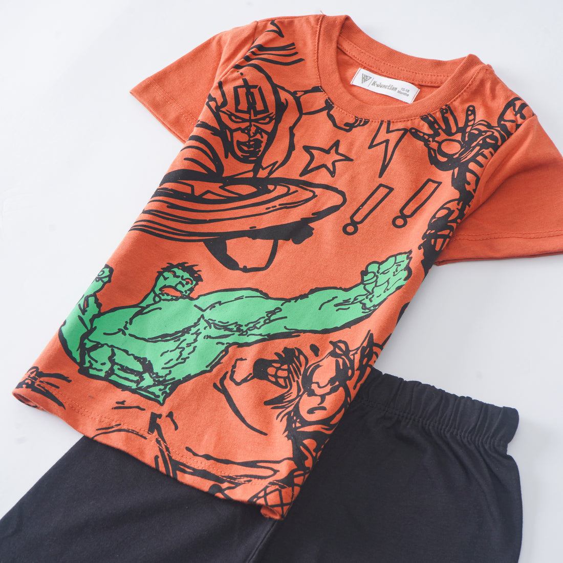Boys Half Sleeves 2 Piece Suit