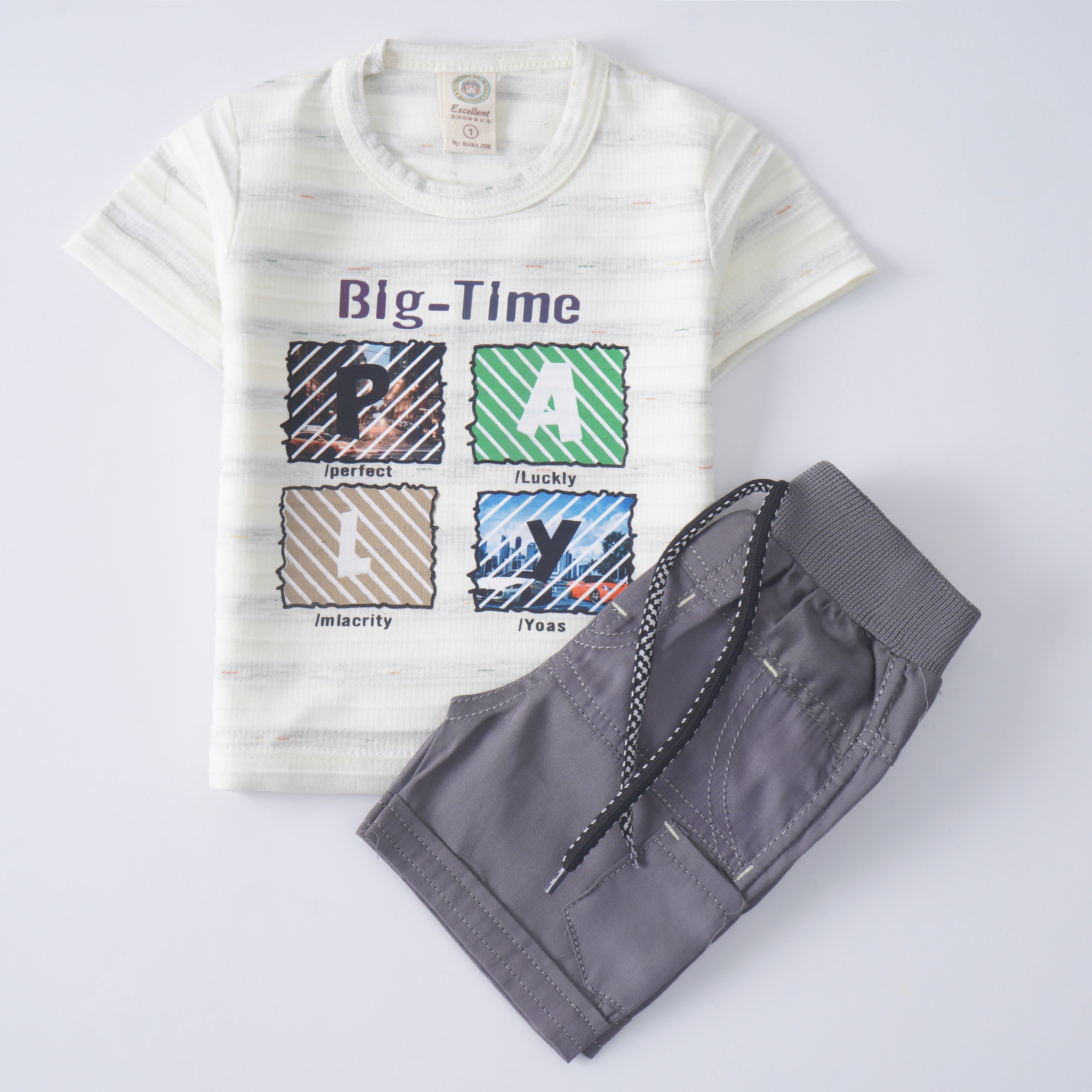 Baba Half Sleeves 2 Piece Suit