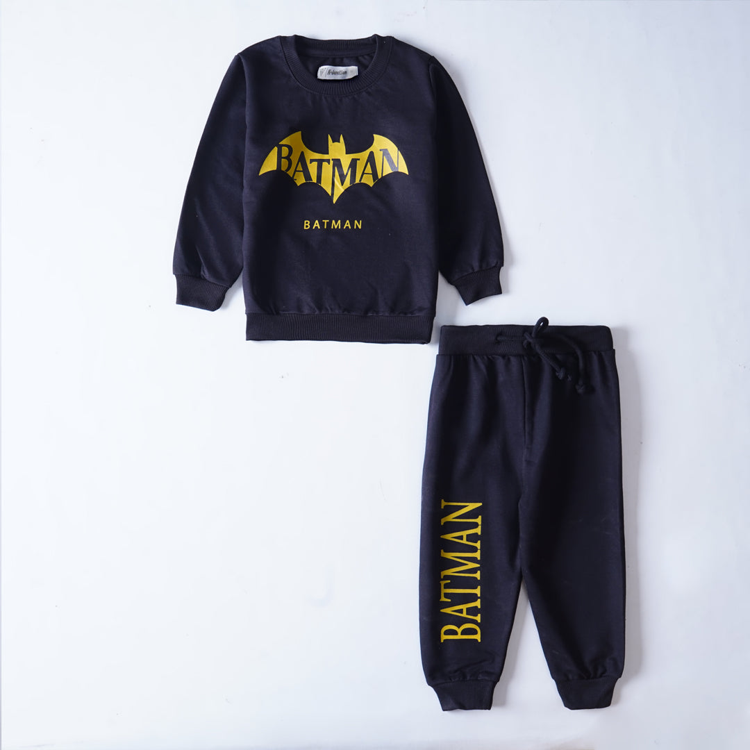 Boys Terry Printed Full Sleeve Suit