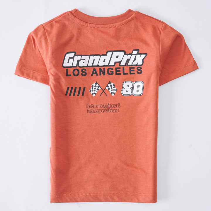 Boys Half Sleeves-Printed T-Shirt
