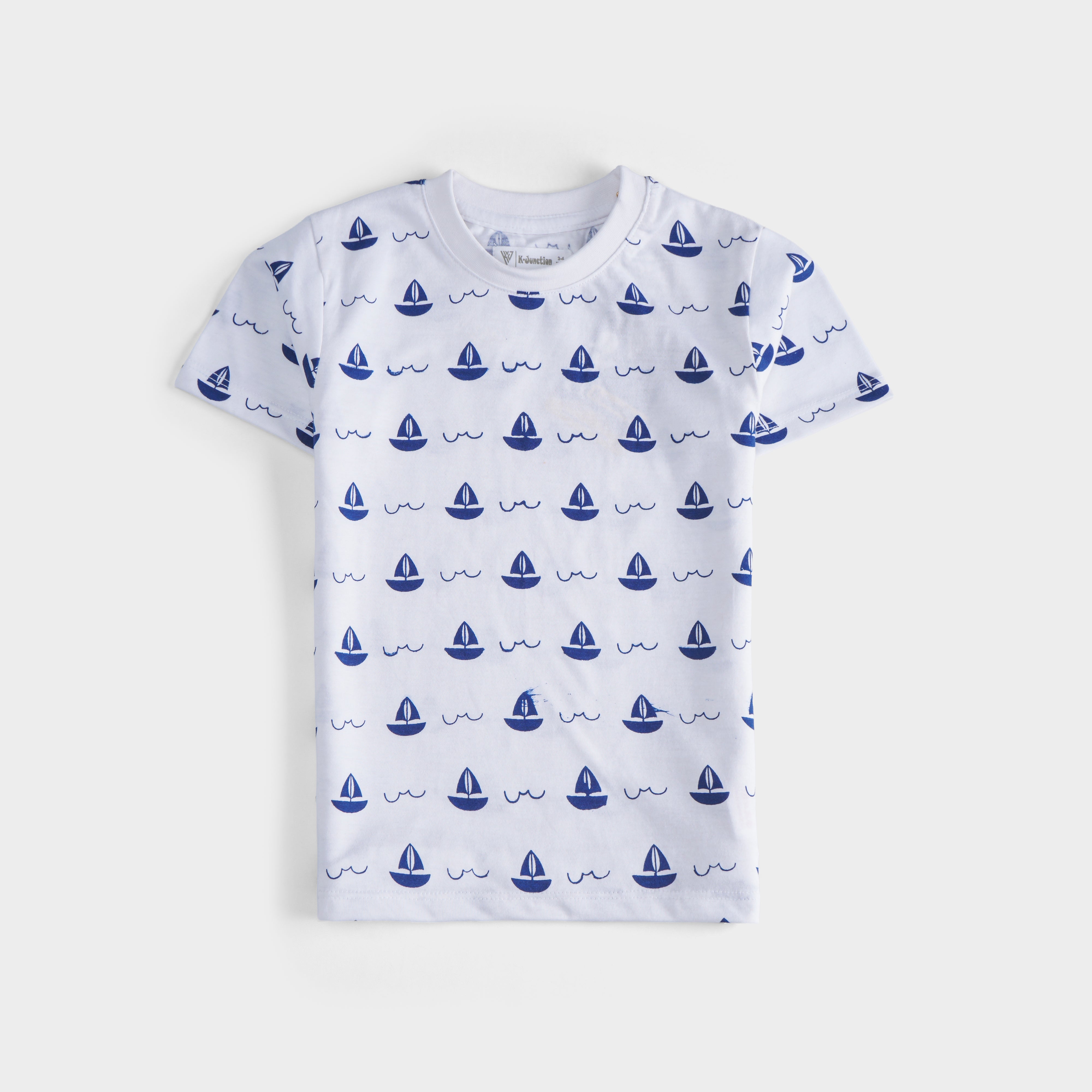 Boys Half Sleeves-Printed T-Shirt