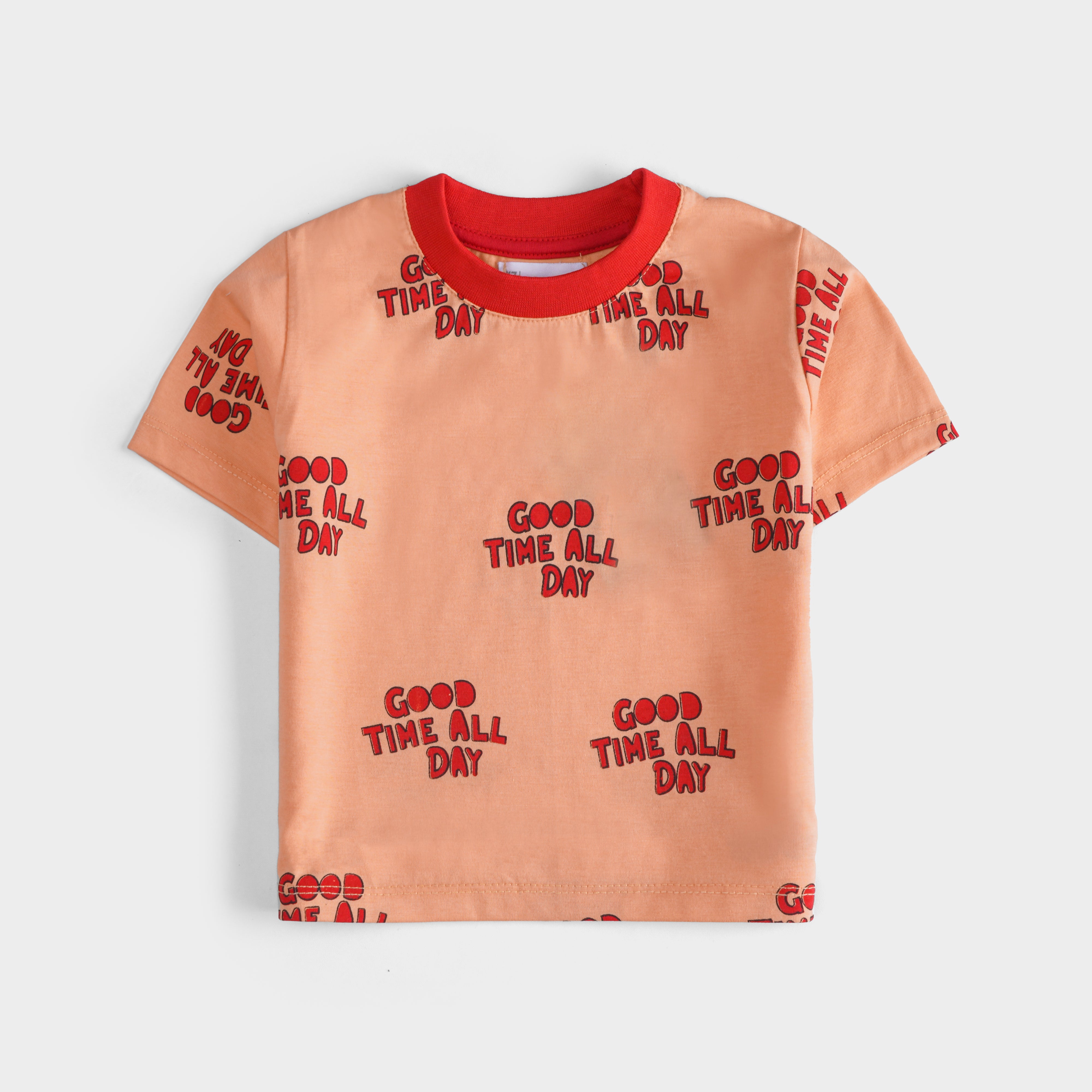 Infant Boys Half Sleeves-Printed T-Shirt