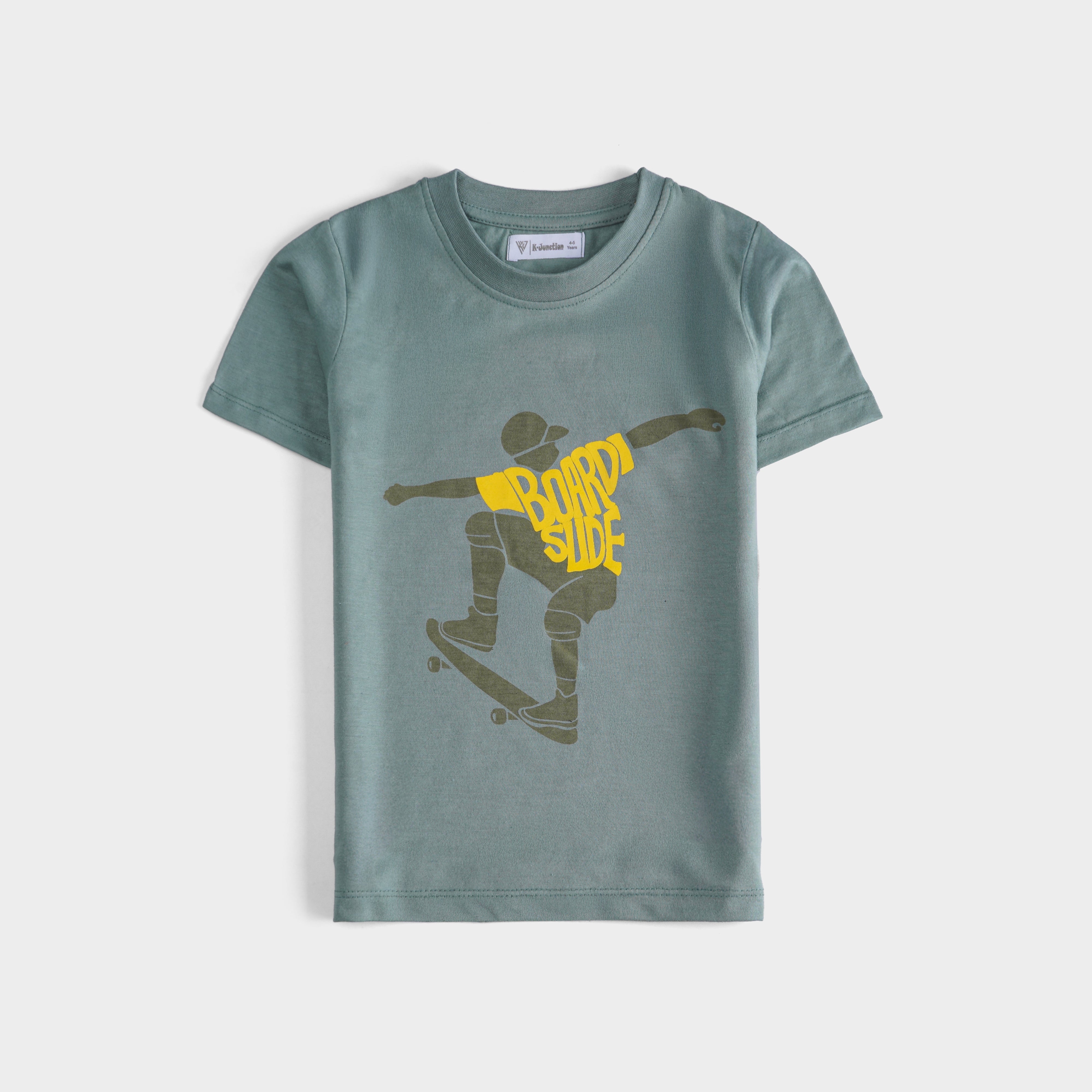 Boys Half Sleeves-Printed T-Shirt