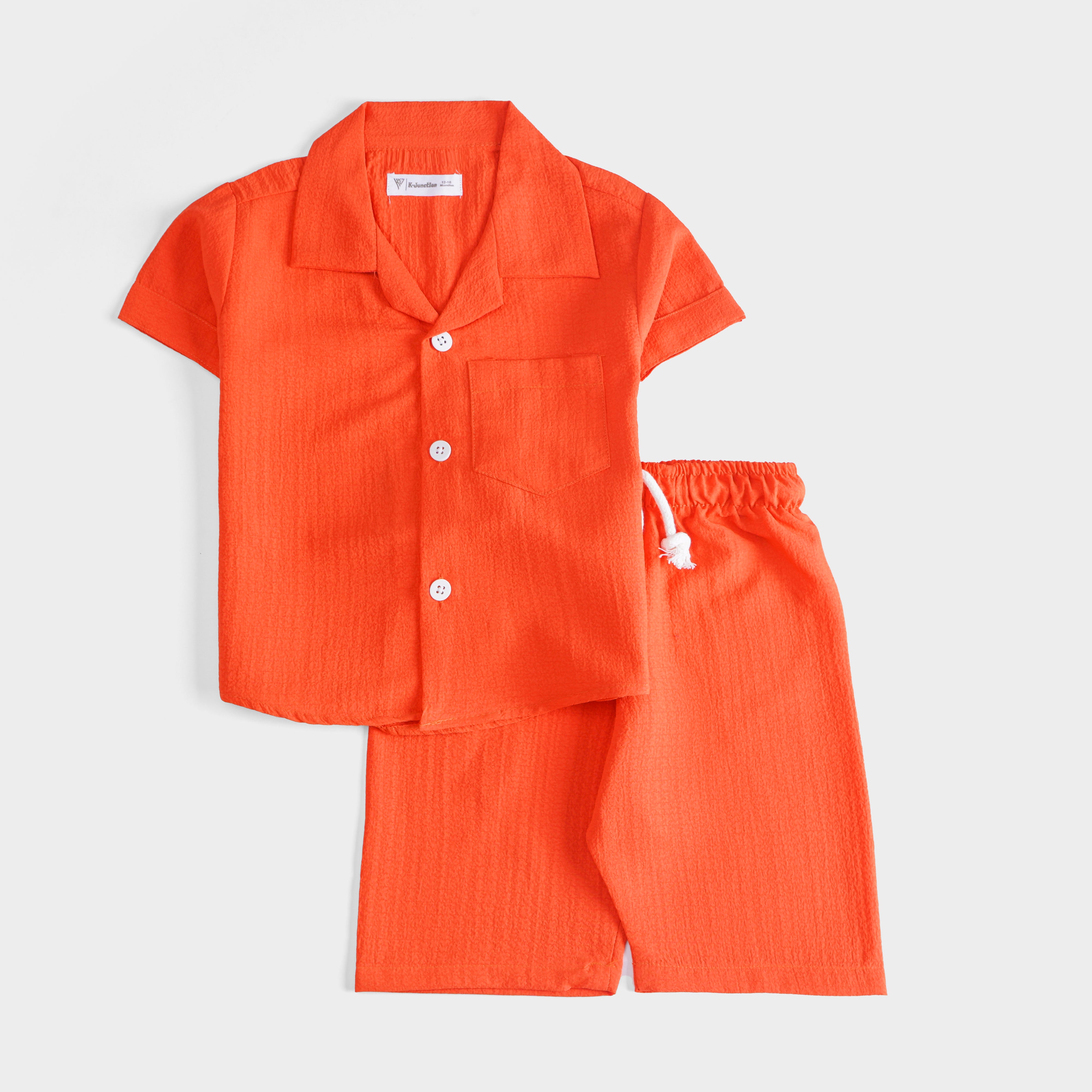 Boys Half Sleeves Woven Suit